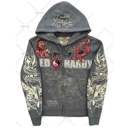 New American Retro Gothic Hip Hoodie