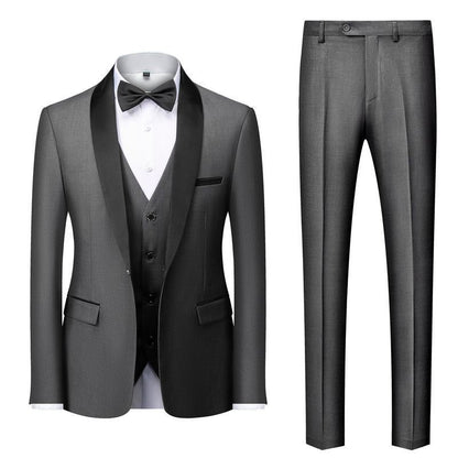 Men's Shawl Collar Suit Set