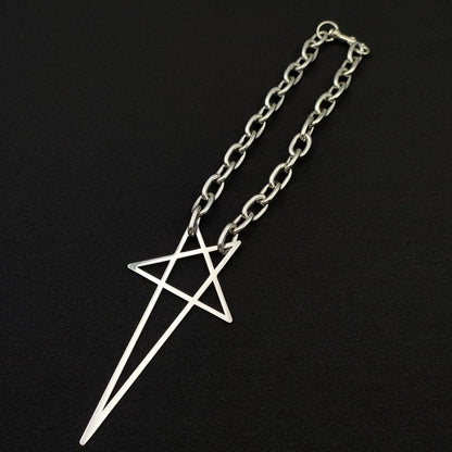 Retro Titanium Steel RO Necklace