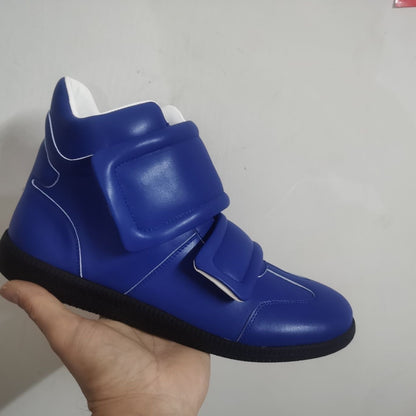 MG-New Maggie Lad Training, Double Buckle High-Top Sneakers