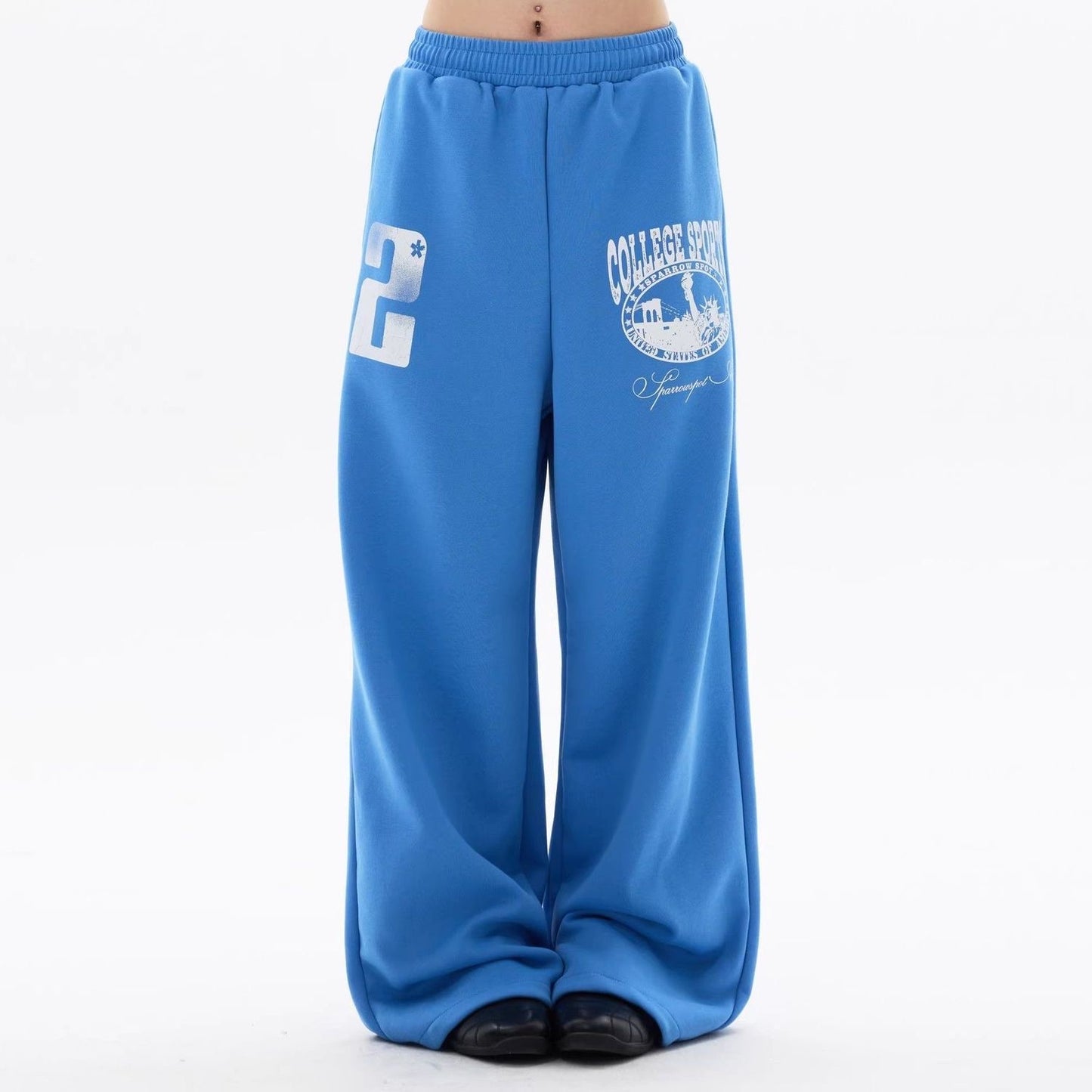 LYOUBING American Hip Hop Sports Pants