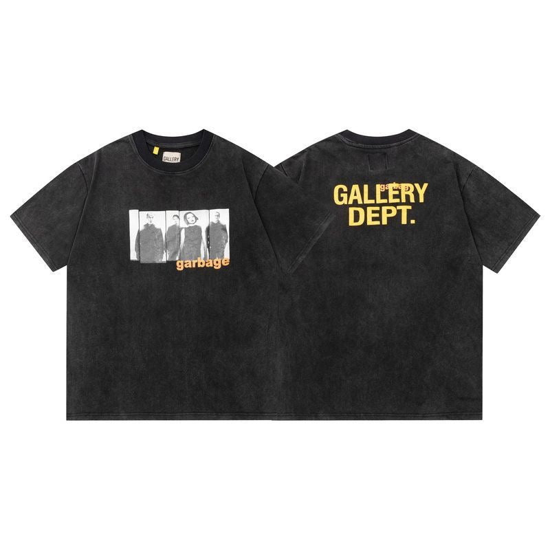 street vintage American retro washed distressed t-shirt