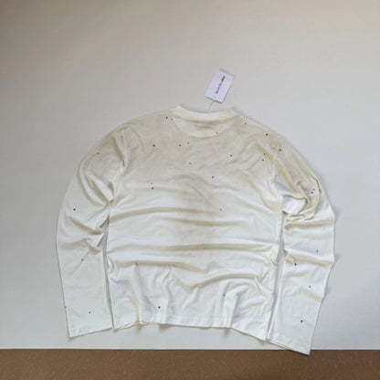 AC1996 Rhinestone Retro Long-Sleeved Top