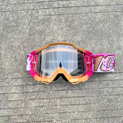 Donut-Shaped Motocross Goggles