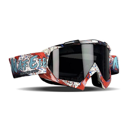 Graffiti goggles for motorcycles,
