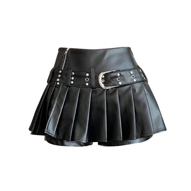 Quality Female Leather Skirt