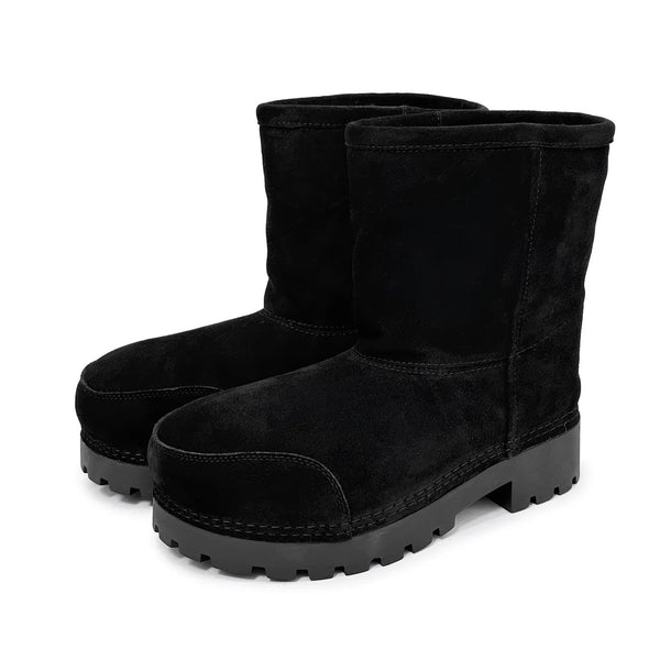 TOVCILION Long Ugly-cute Big Head Snow Boots