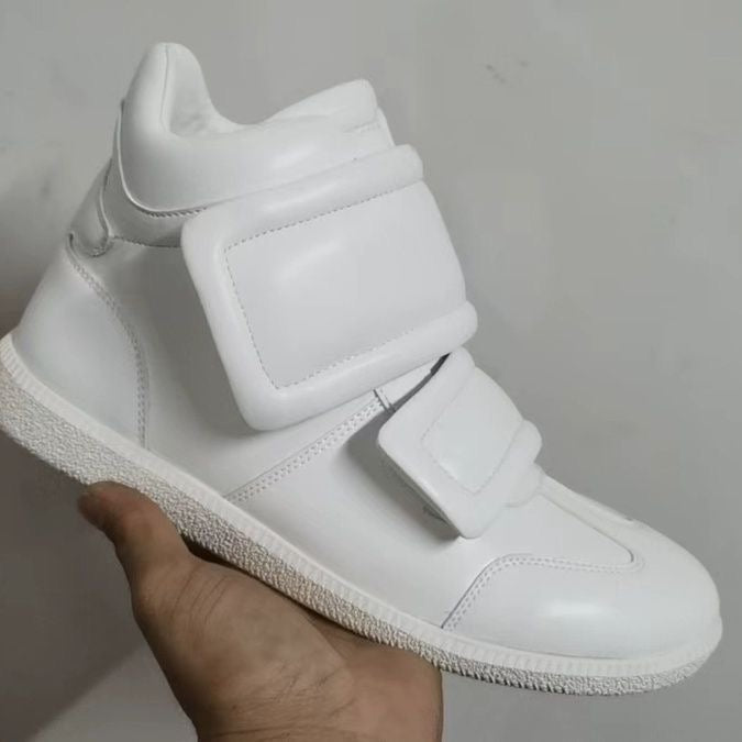 MG-New Maggie Lad Training, Double Buckle High-Top Sneakers