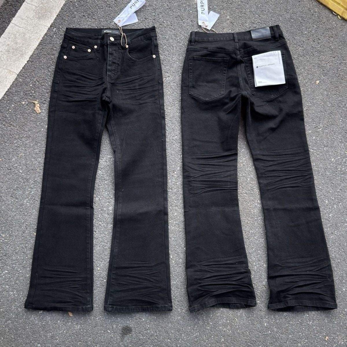 Purple High-Street Vibe Black jeans