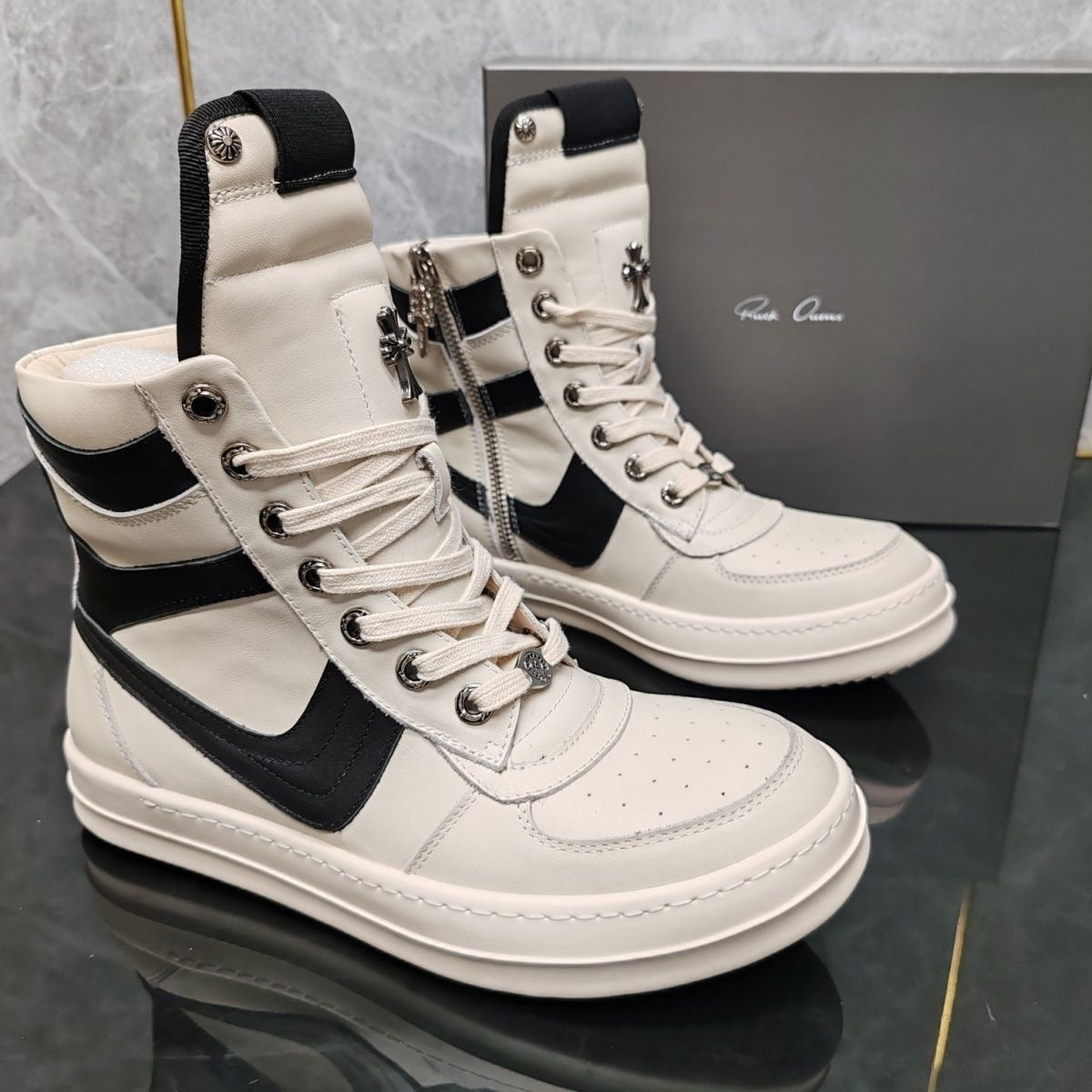 RO High Top x chrome sneakers