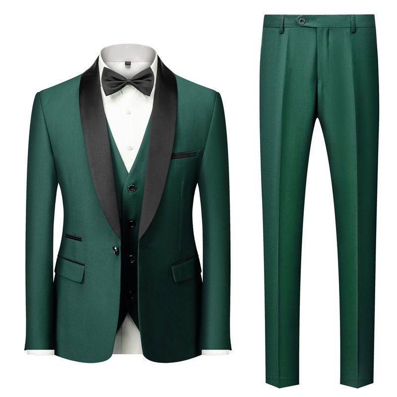 Men's Shawl Collar Suit Set
