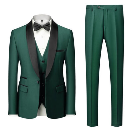 Men's Shawl Collar Suit Set