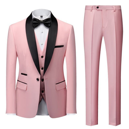 Men's Shawl Collar Suit Set