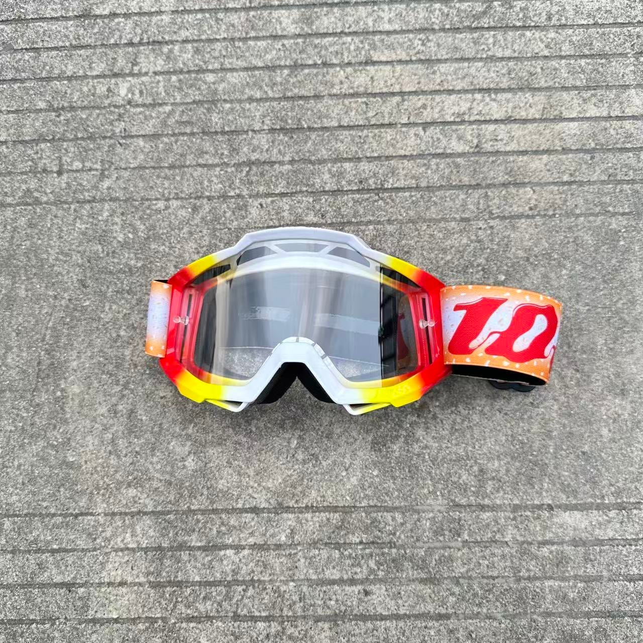 Donut-Shaped Motocross Goggles
