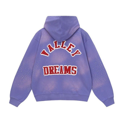 Vale Forever Embroidered Letter Rhinestone
