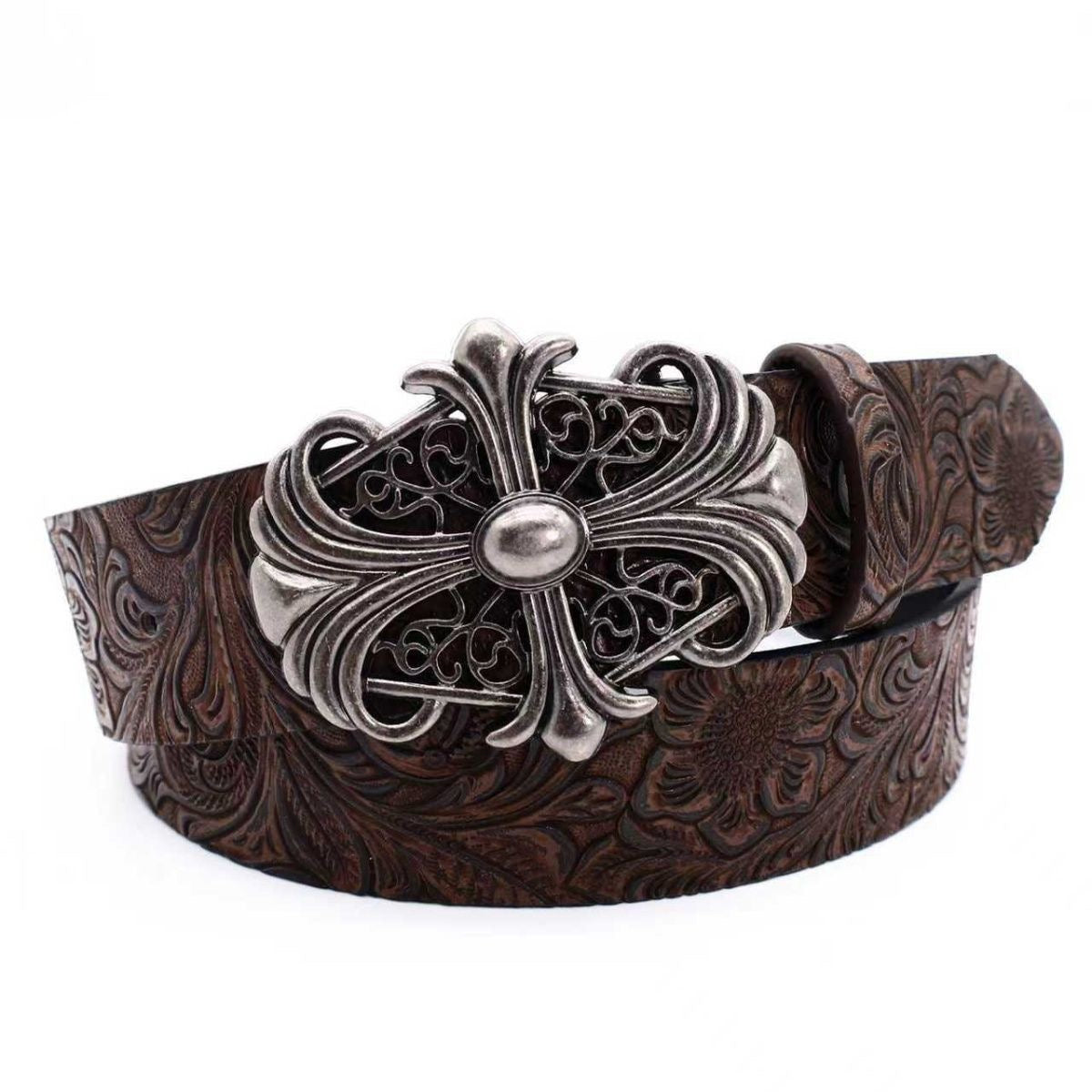 Vintage CH leather Belt