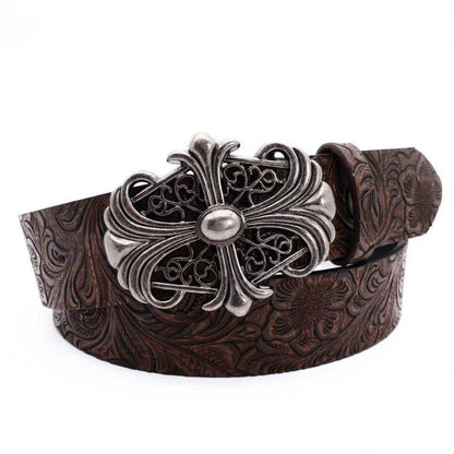 Vintage CH leather Belt