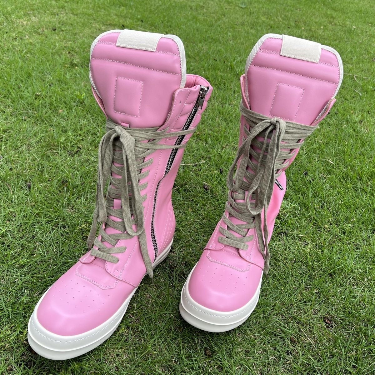 RO genuine leather high-top Sneaker