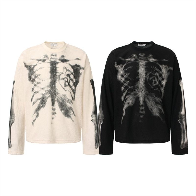 Mars Rare Skull High Street Long Sleeve T-Shirt