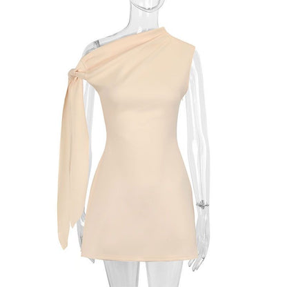 Elegant sleeveless short dress