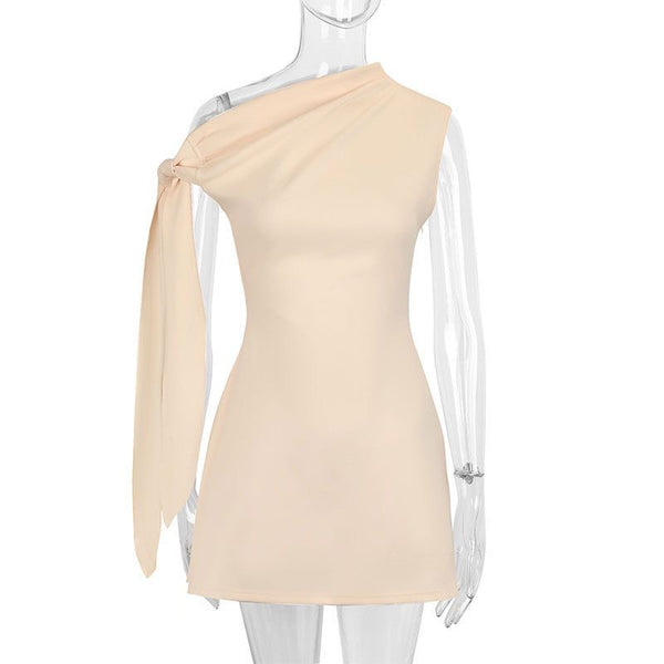 Elegant sleeveless short dress