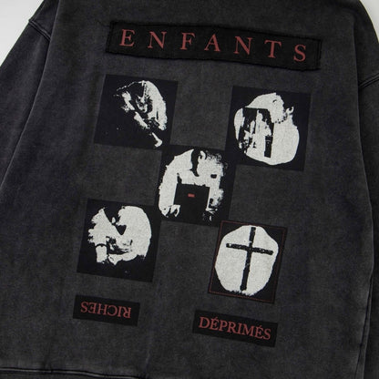 ERD Melancholy Rich Zip Hoodie Sweatshirt
