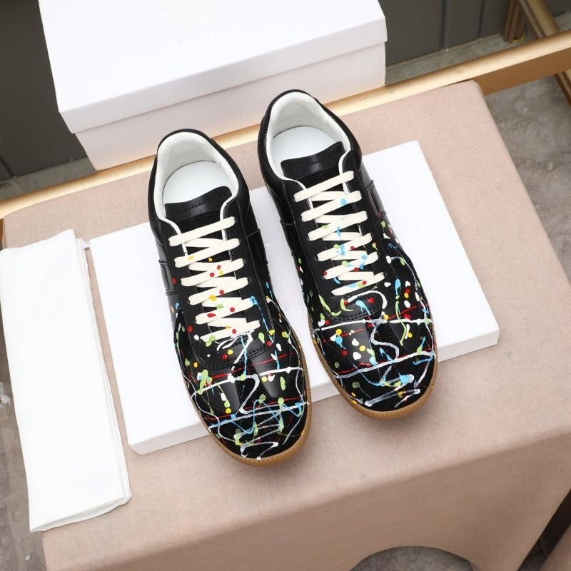 MG-Splatter Ink retro German training shoes