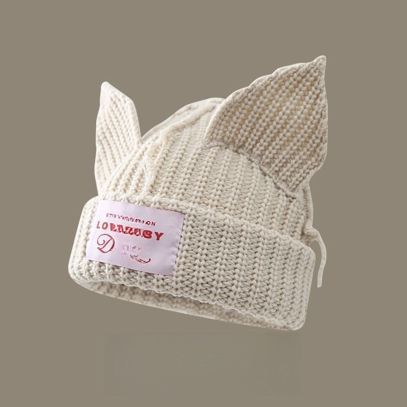 Cute color-blocked pig hat