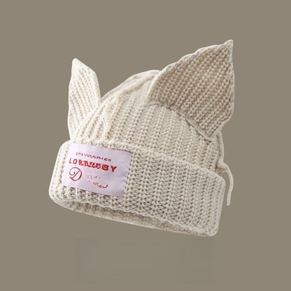 Cute color-blocked pig hat