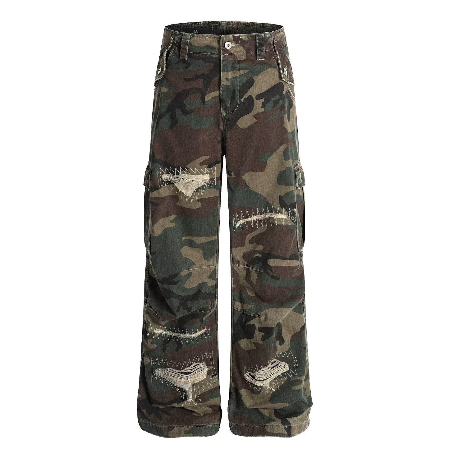 American  DistressedCamouflage Jeans