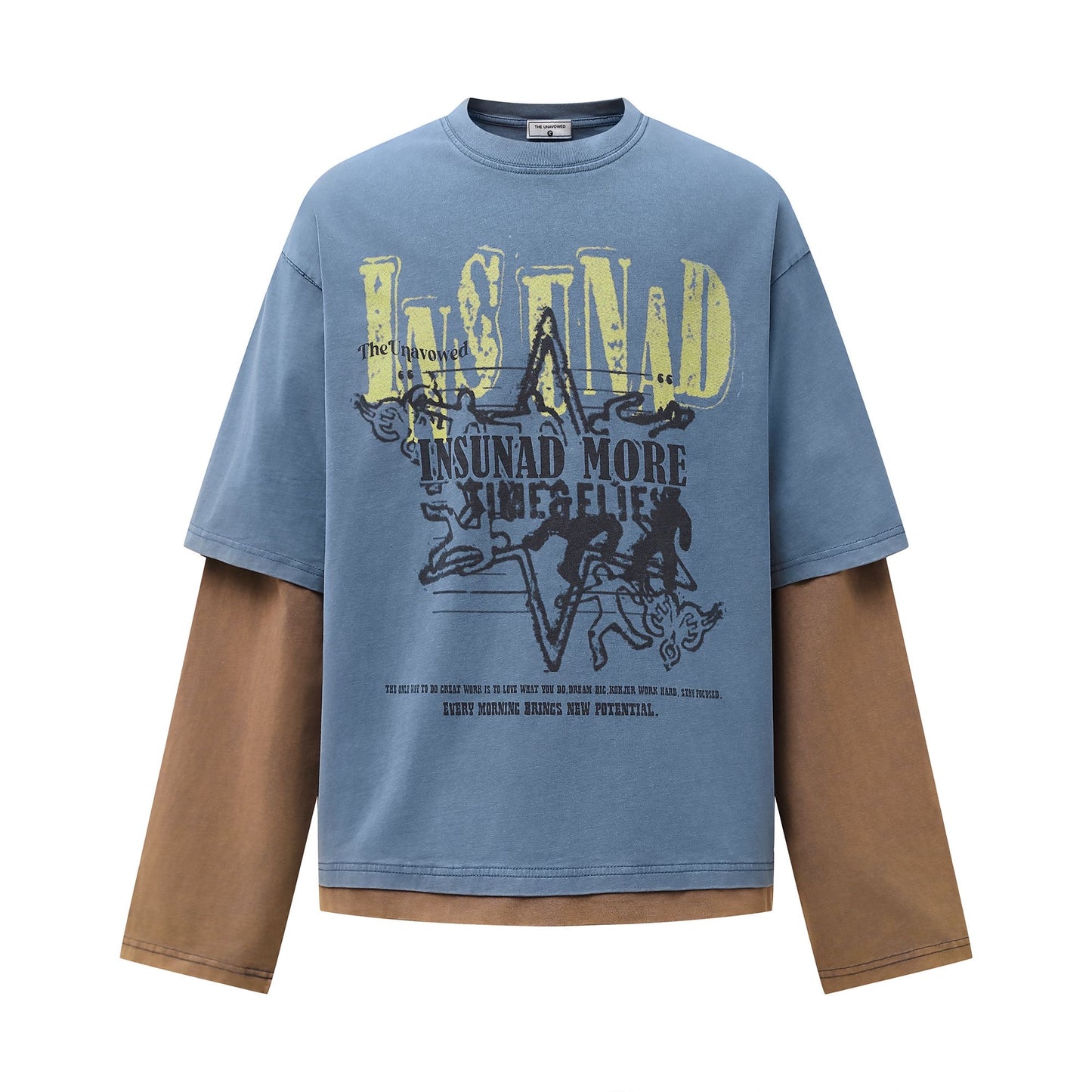 Feel lonely American  long-sleeved T-shirt