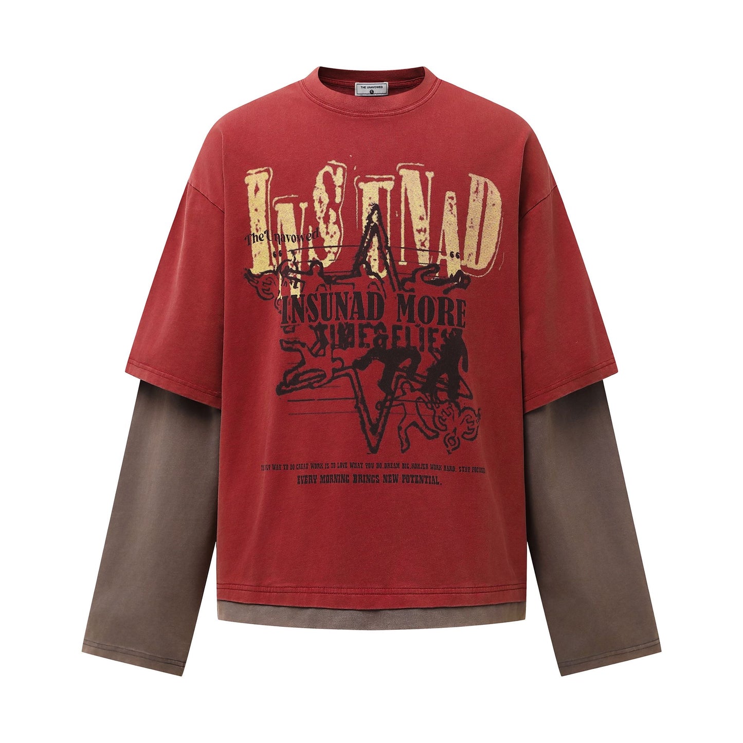 Feel lonely American  long-sleeved T-shirt