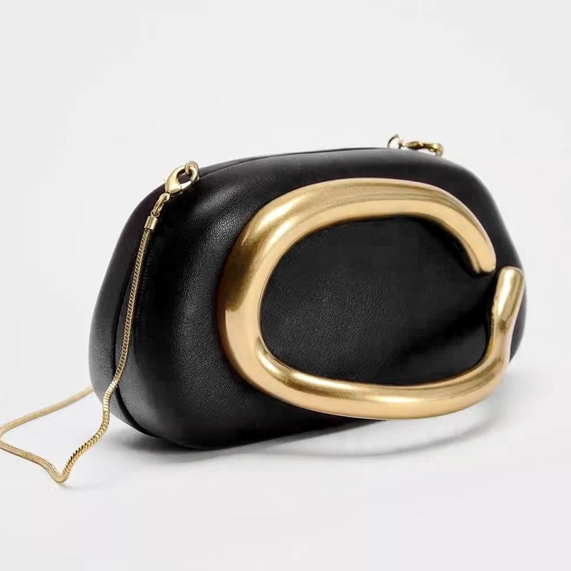ZARA Shell-Shaped Box-Style Evening Bag