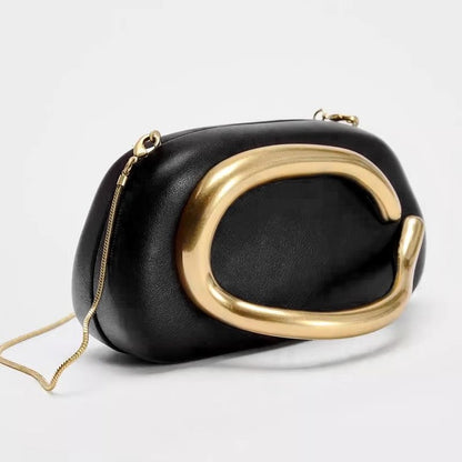ZARA Shell-Shaped Box-Style Evening Bag