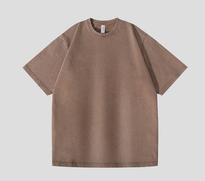 Heavy worn short sleeve T-shirt