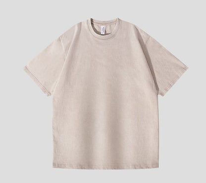Heavy worn short sleeve T-shirt